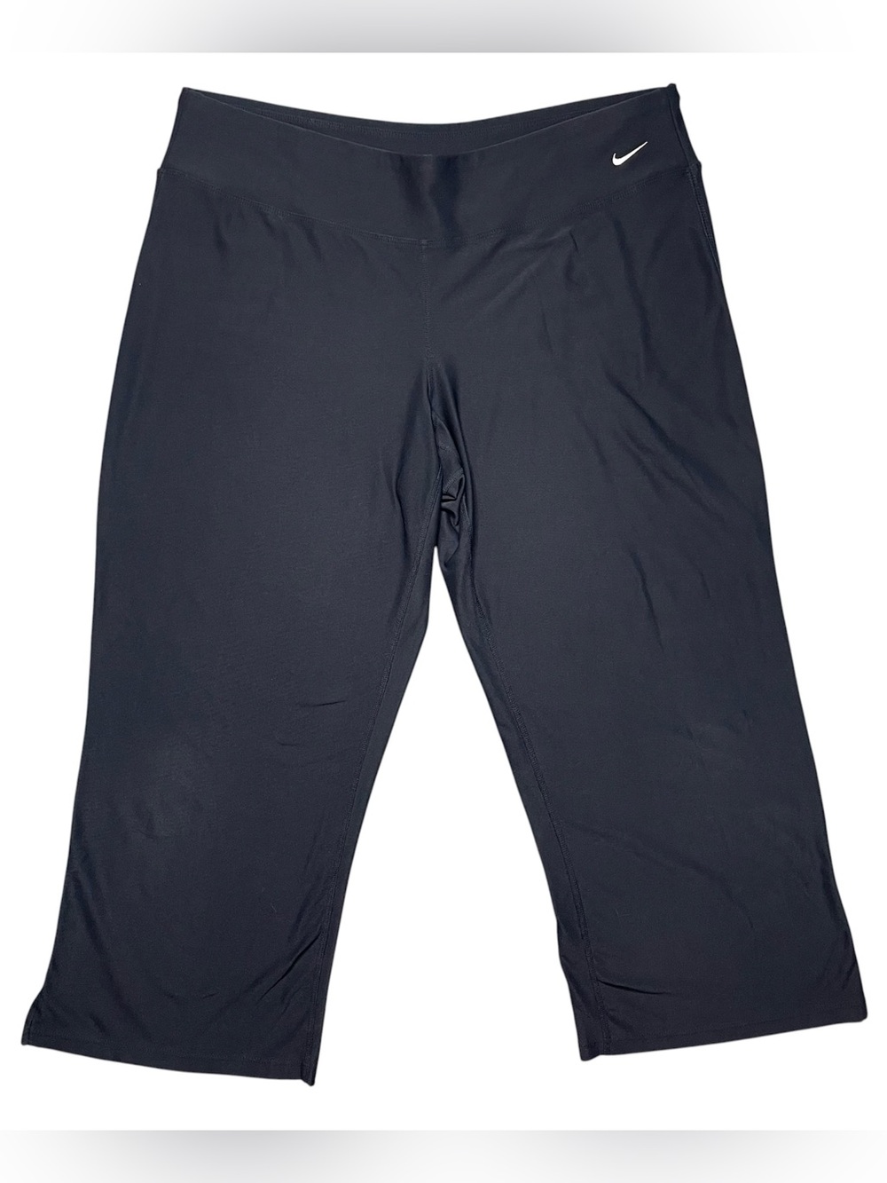 Nike black yoga capri cropped pants Fit Dry women’s size XL